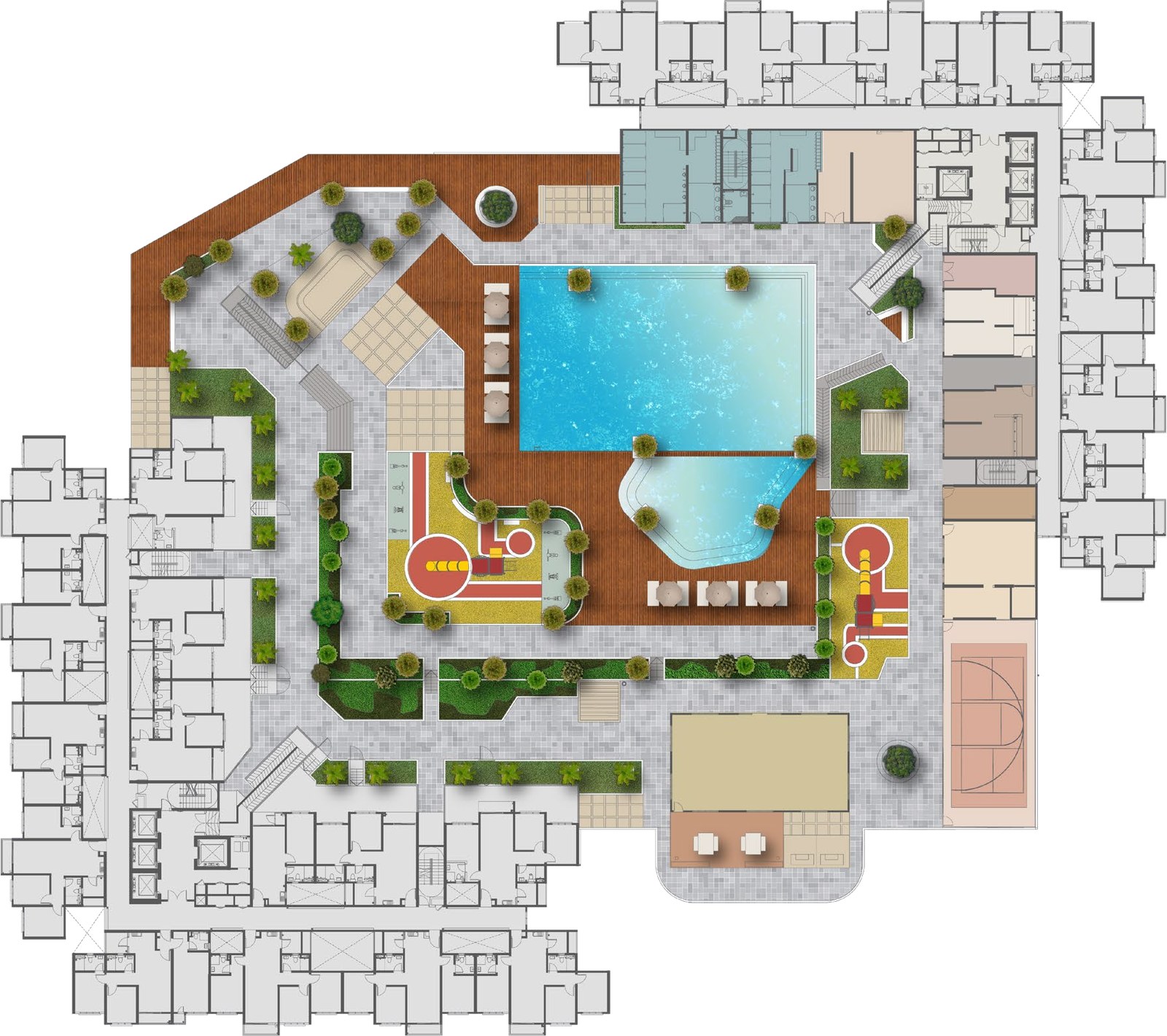 Bodaiju Residences facilities plan