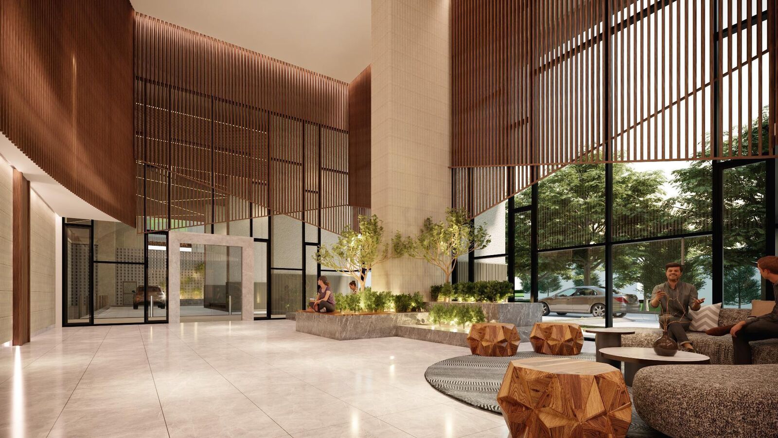 Grand lobby lounge